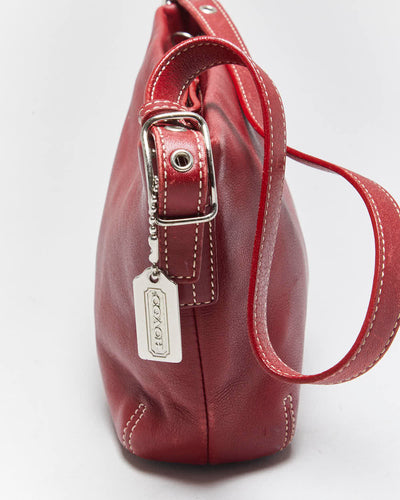 Vintage Y2k 00s Coach Leather Mini Handbag