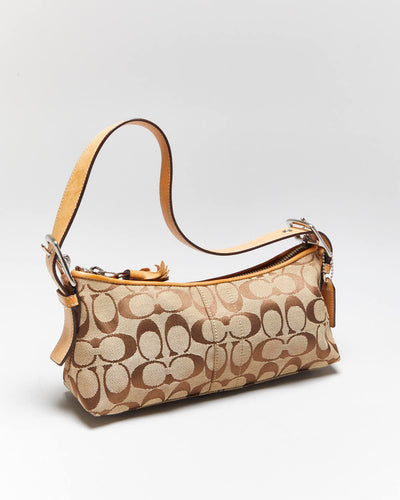 Vintage Y2k 00s Coach Monogram Mini Handbag