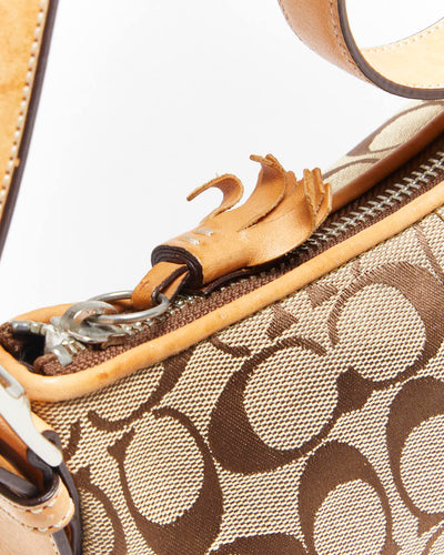 Vintage Y2k 00s Coach Monogram Mini Handbag