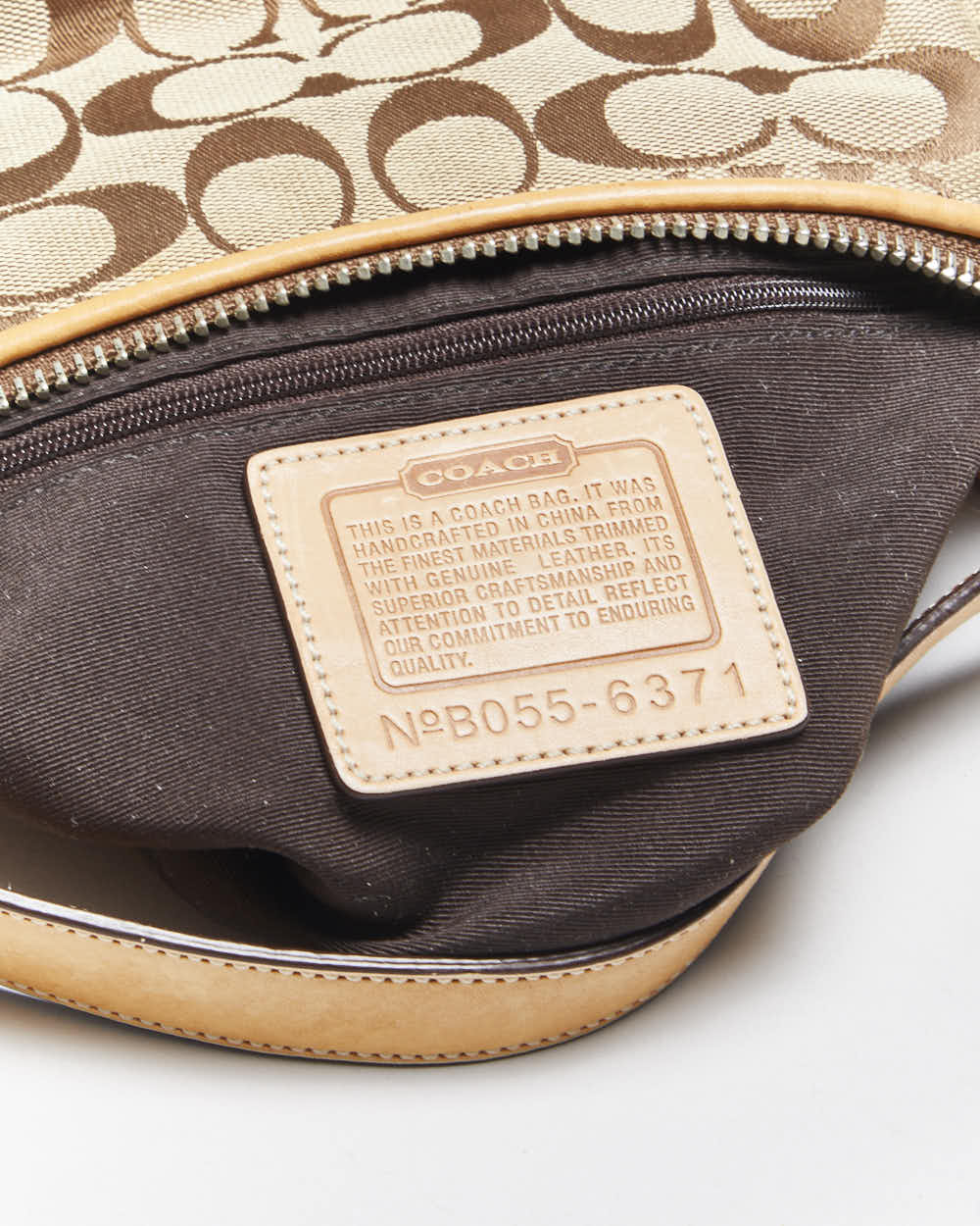 Vintage Y2k 00s Coach Monogram Mini Handbag