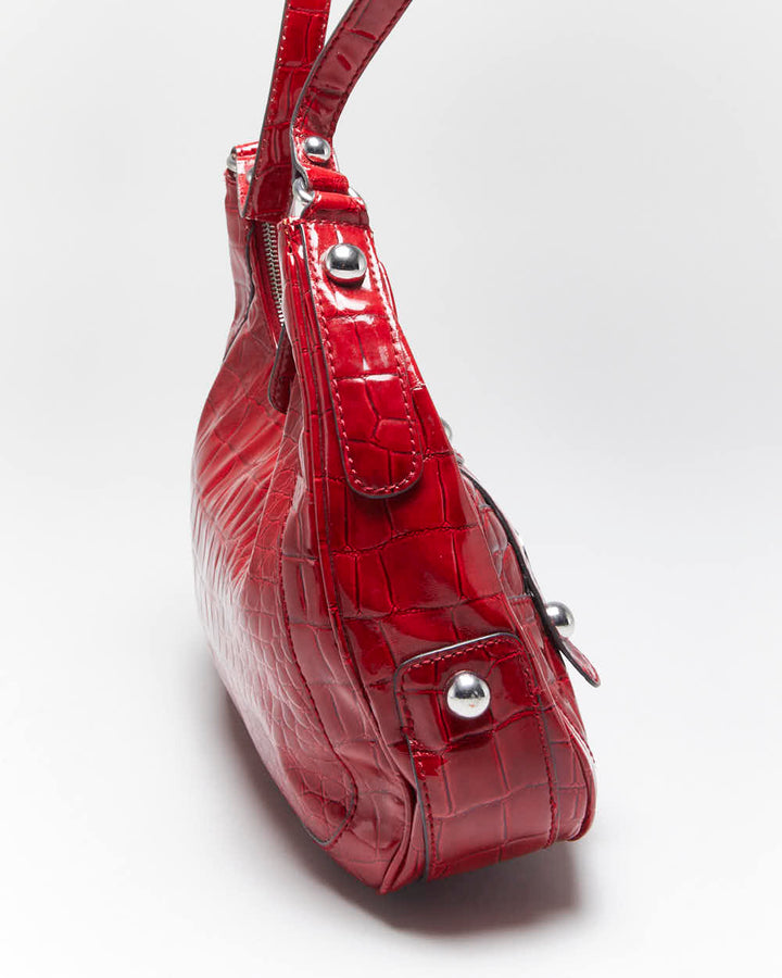 Vintage Y2k 00s Guess Red Handbag