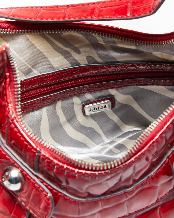 Vintage Y2k 00s Guess Red Handbag