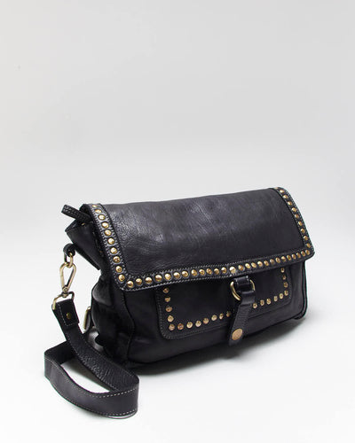 Vintage Bolsa Nova Leather Studded Bag