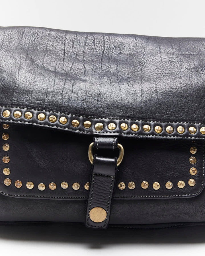 Vintage Bolsa Nova Leather Studded Bag