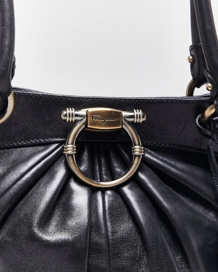 Vintage Salvatore Ferragamo Leather Handbag