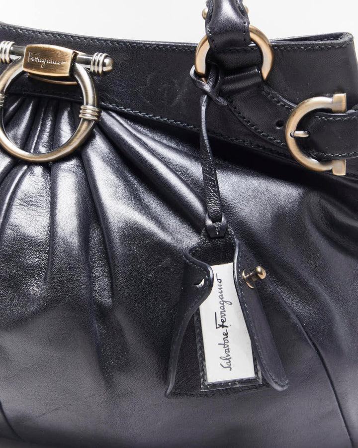 Vintage Salvatore Ferragamo Leather Handbag