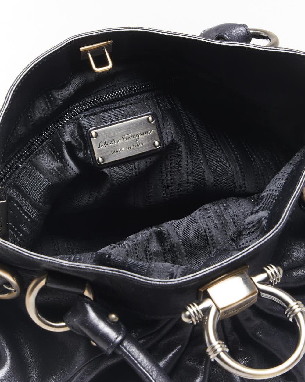 Vintage Salvatore Ferragamo Leather Handbag