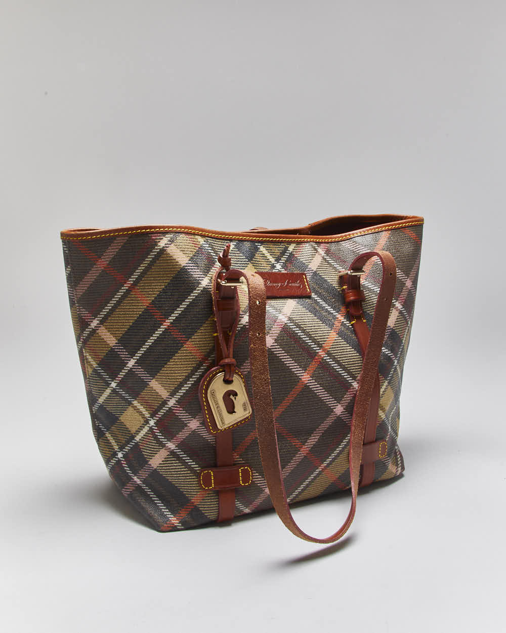 Vintage Dooney &amp; Bourke Tartan Handbag