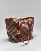Vintage Dooney &amp; Bourke Tartan Handbag
