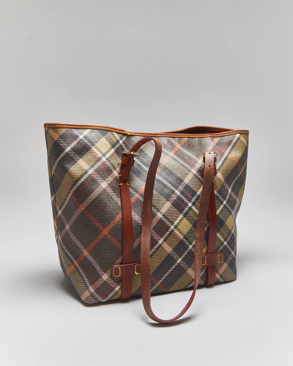 Vintage Dooney &amp; Bourke Tartan Handbag