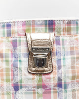 Vintage Y2k 00s Coach Checked Cross-Body Bag