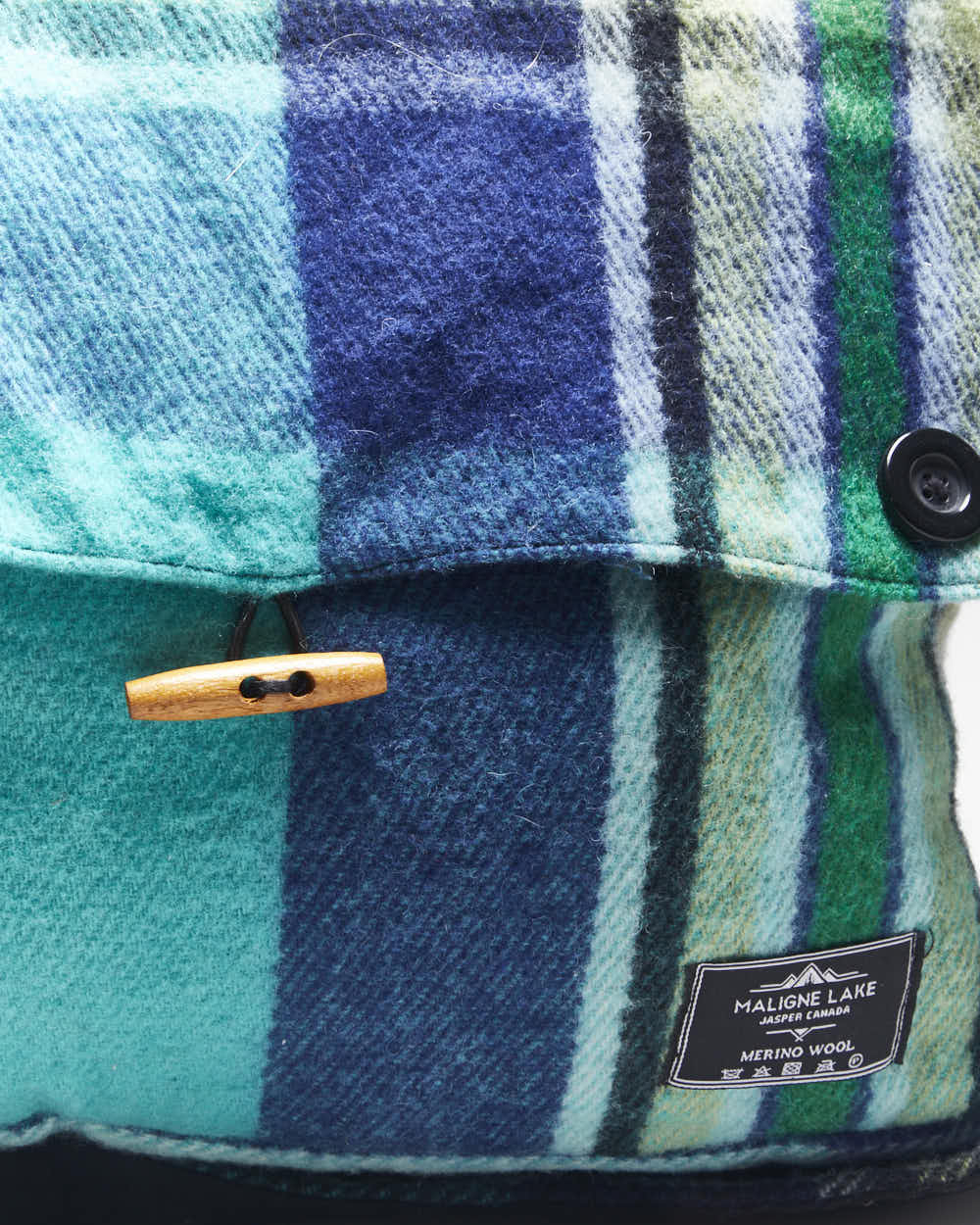 Vintage Maligne Lake Merino Wool Bag