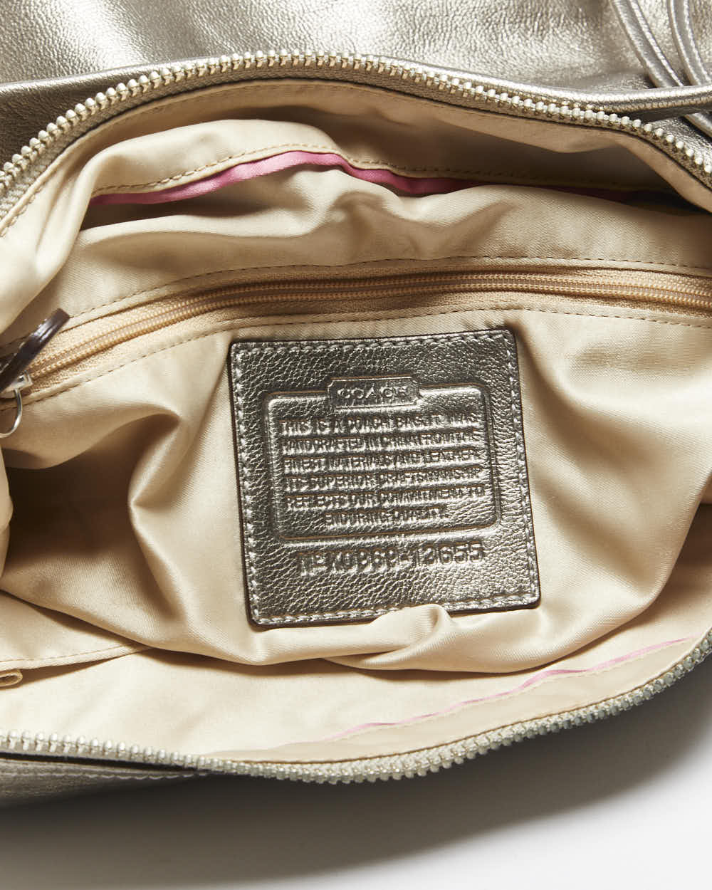 Vintage Y2k 00s Coach Gold Handbag