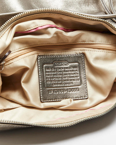 Vintage Y2k 00s Coach Gold Handbag