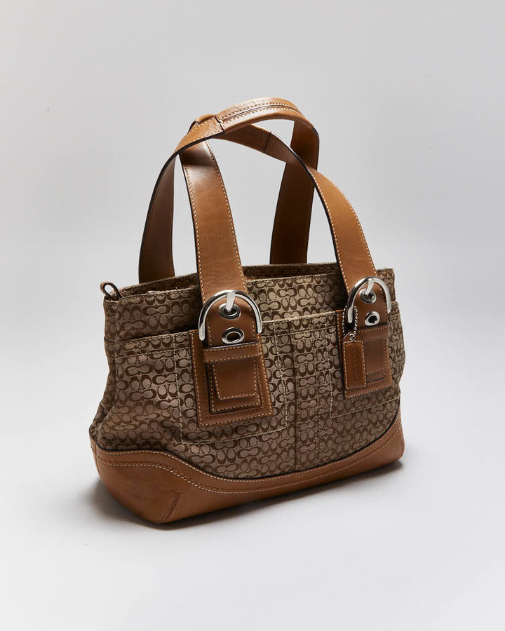 Vintage Y2k 00s Coach Monogram Handbag