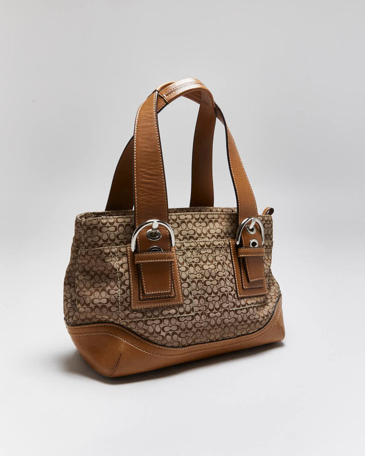 Vintage Y2k 00s Coach Monogram Handbag