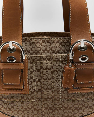 Vintage Y2k 00s Coach Monogram Handbag