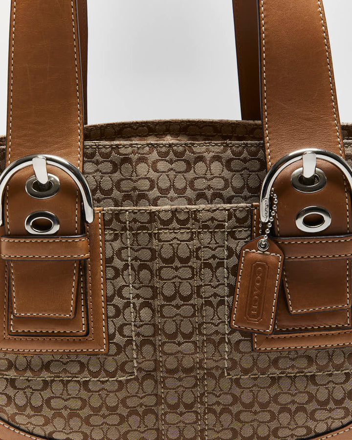Vintage Y2k 00s Coach Monogram Handbag