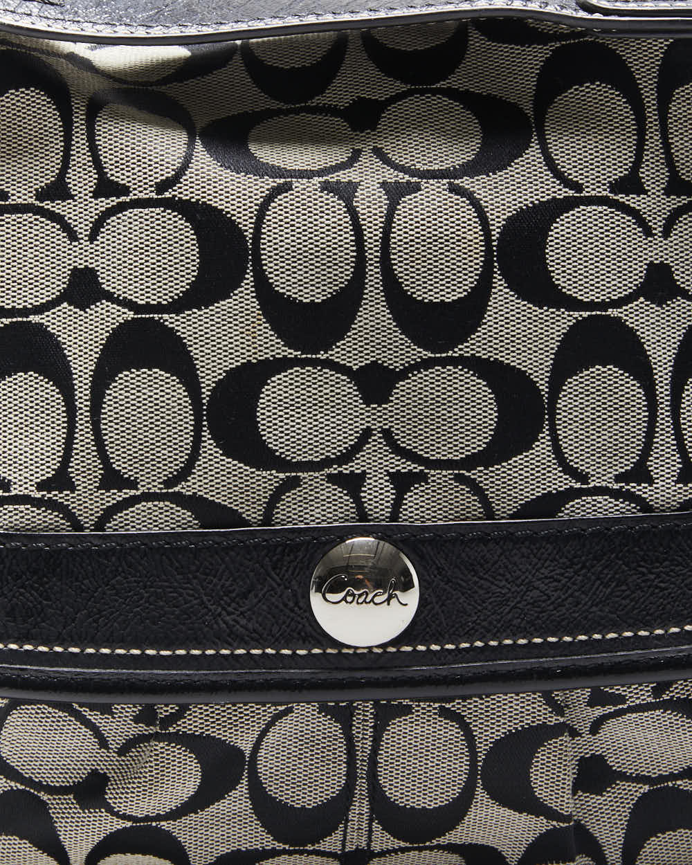 Vintage Y2k 00s Coach Monogram Handbag