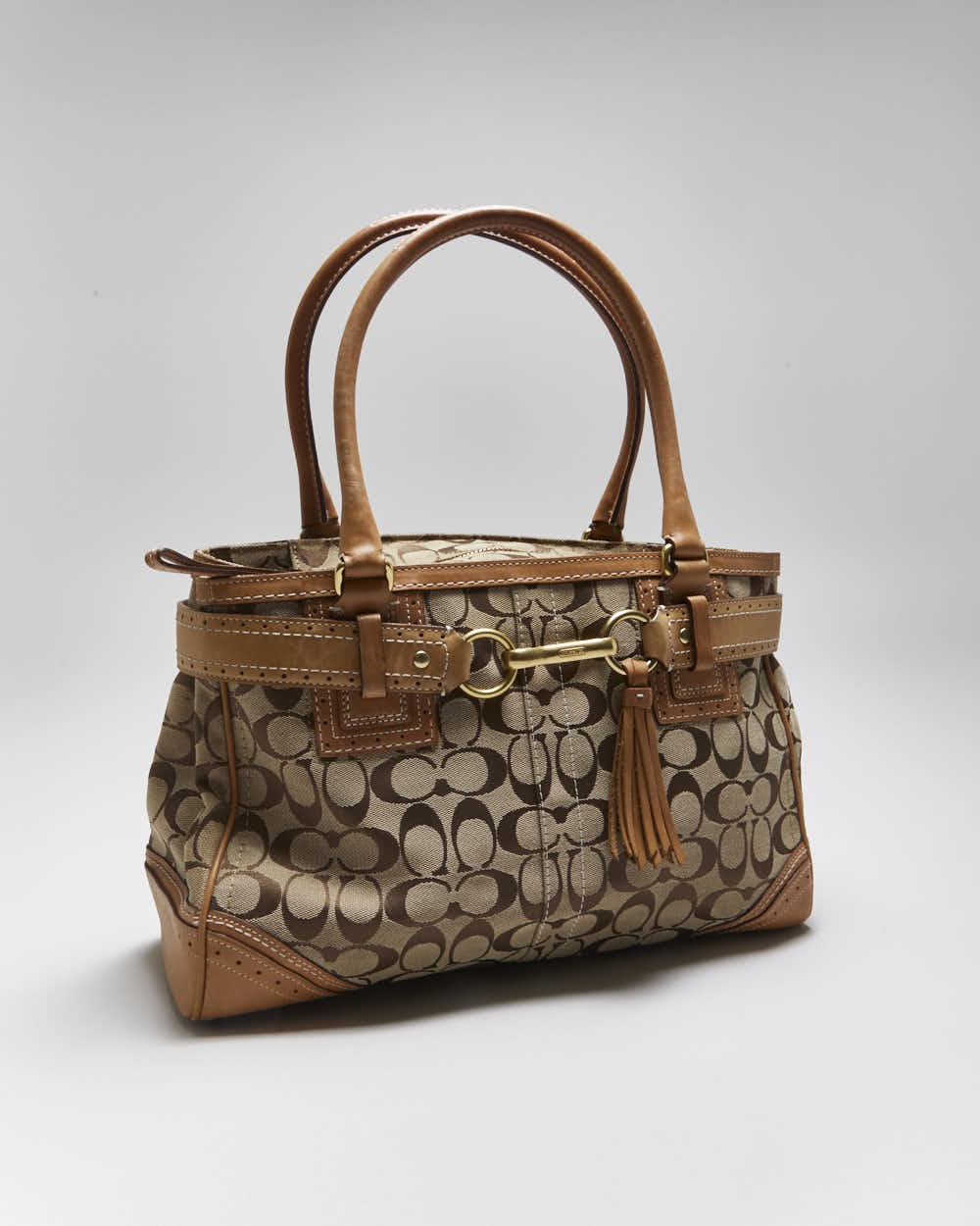Vintage Y2k 00s Coach Monogram Handbag
