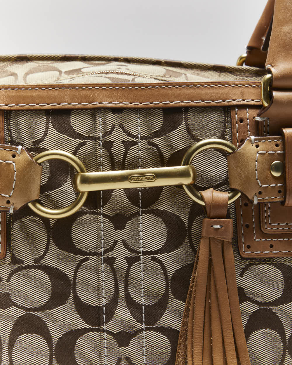 Vintage Y2k 00s Coach Monogram Handbag