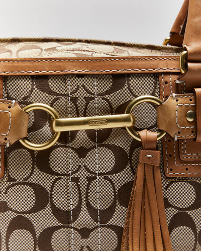 Vintage Y2k 00s Coach Monogram Handbag
