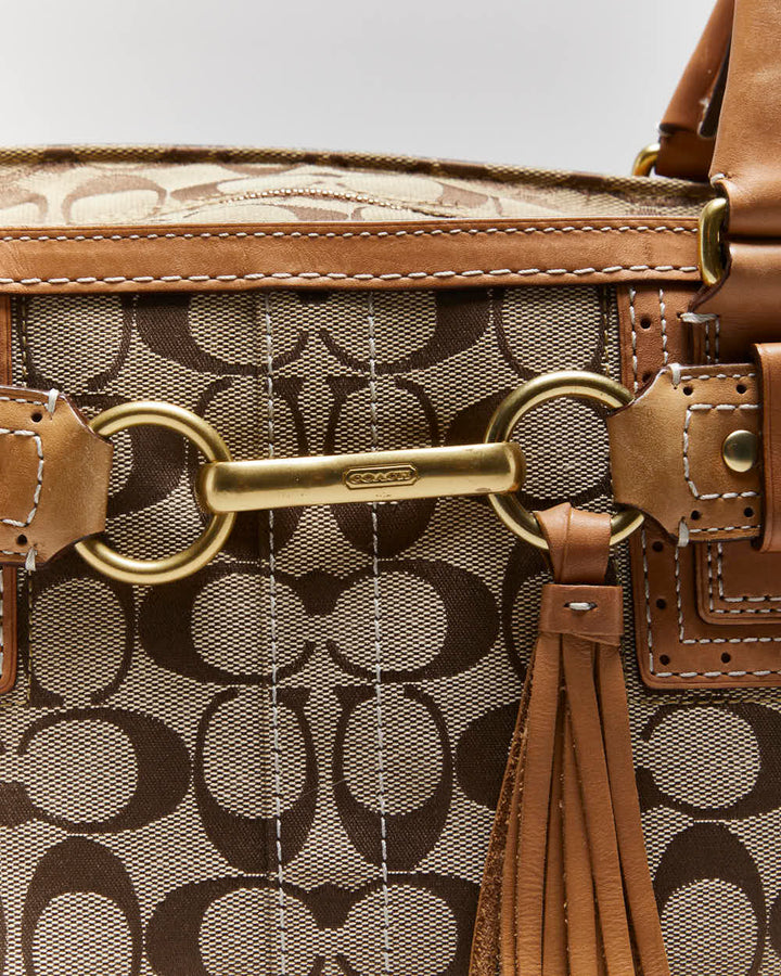 Vintage Y2k 00s Coach Monogram Handbag
