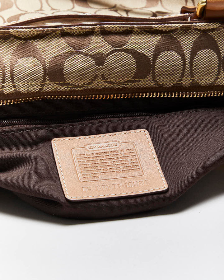 Vintage Y2k 00s Coach Monogram Handbag