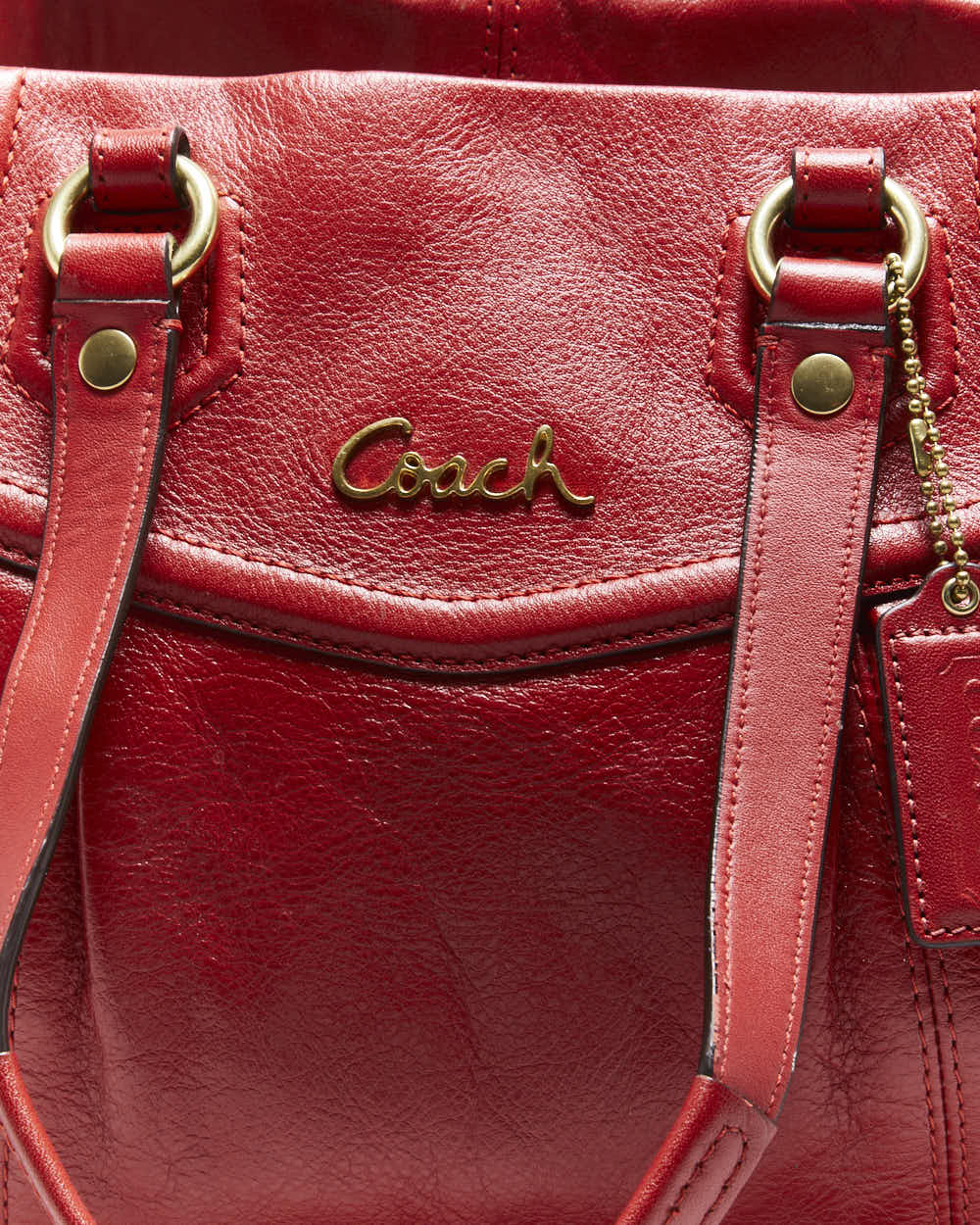 Vintage Y2k 00s Coach Leather Handbag