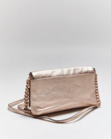 Vintage Coach Rose Gold Leather Shoulder Bag