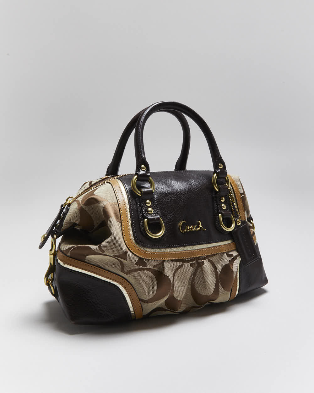 Vintage Y2k 00s Coach Monogram Handbag