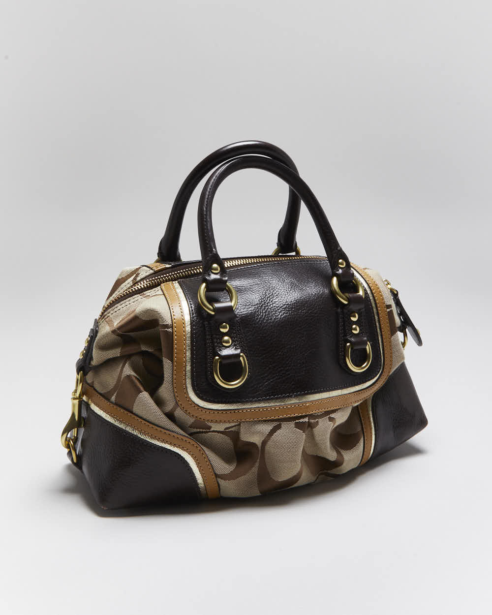 Vintage Y2k 00s Coach Monogram Handbag