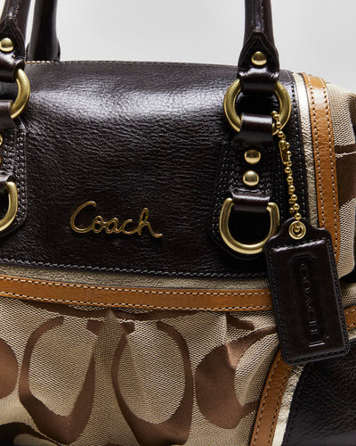 Vintage Y2k 00s Coach Monogram Handbag