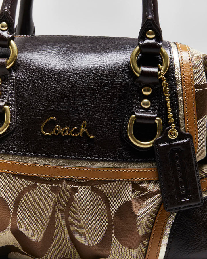Vintage Y2k 00s Coach Monogram Handbag