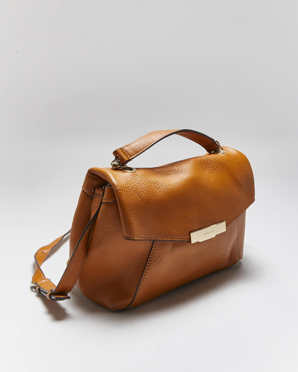 Vintage Sandro Leather Shoulder Bag