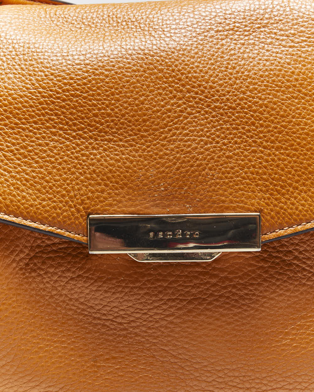 Vintage Sandro Leather Shoulder Bag