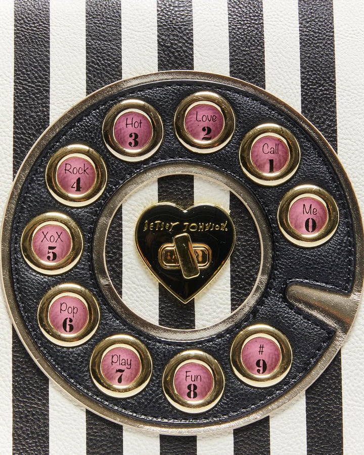 Deadstock Vintage Y2k 00s Betsey Johnson Telephone Handbag