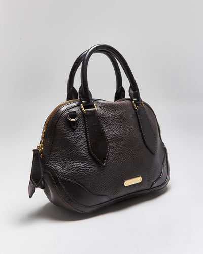 Vintage Burberry Leather Handbag