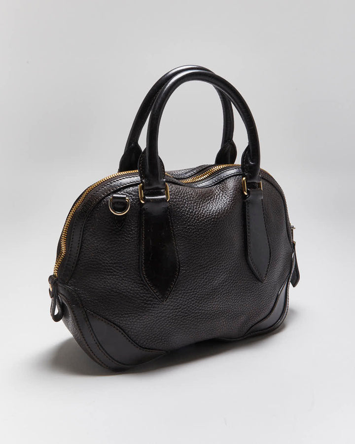 Vintage Burberry Leather Handbag
