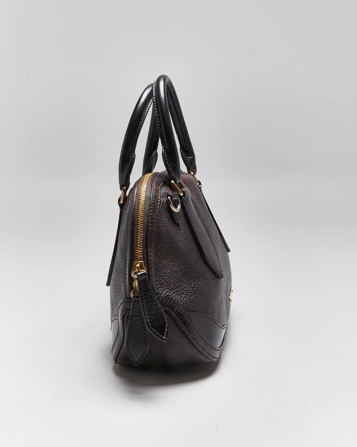 Vintage Burberry Leather Handbag