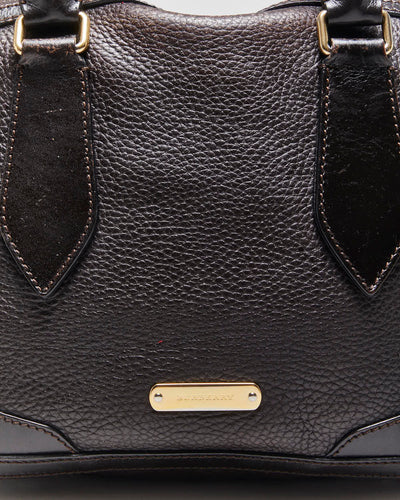 Vintage Burberry Leather Handbag