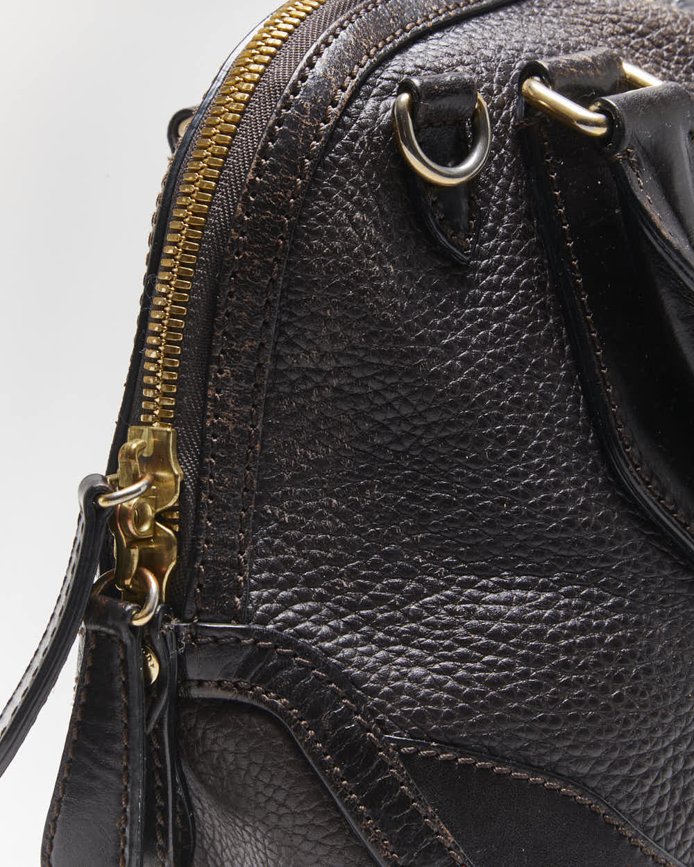 Vintage Burberry Leather Handbag