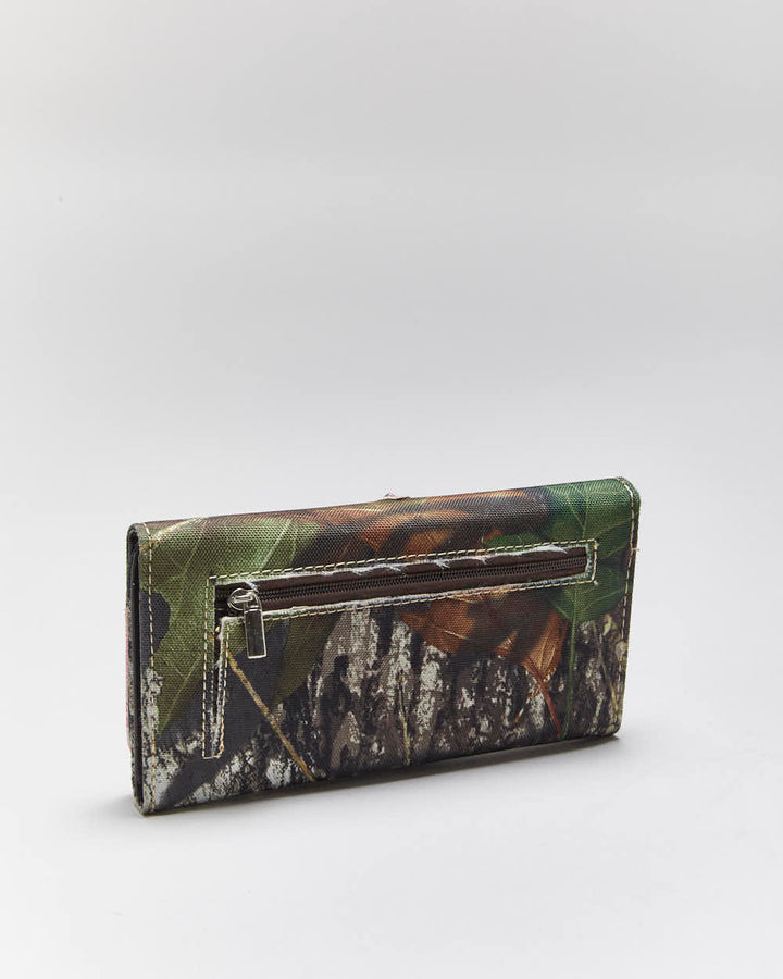 Vintage Y2k 00s Camouflage Crucifix Purse