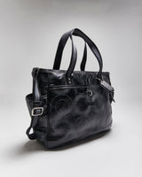 Vintage Coach Patent Leather Weekend Bag