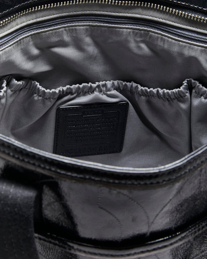 Vintage Coach Patent Leather Weekend Bag