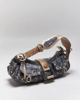 Vintage Y2k 00s Guess Studded Denim Handbag