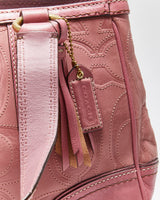 Vintage Y2k 00s Coach Pink Leather Handbag