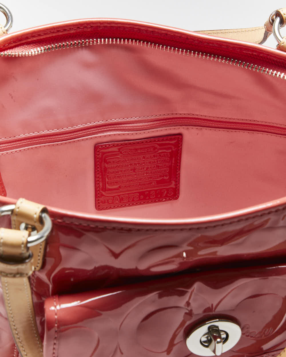 Vintage Y2k 00s Coach Patent Handbag