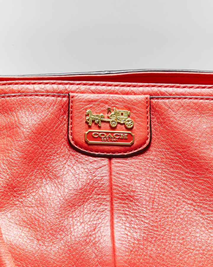 Vintage Y2k 00s Coach Leather Handbag