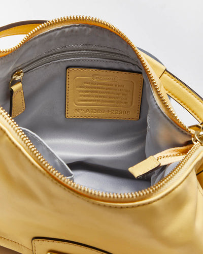 Vintage Y2k 00s Coach Butter Yellow Shoulder Bag